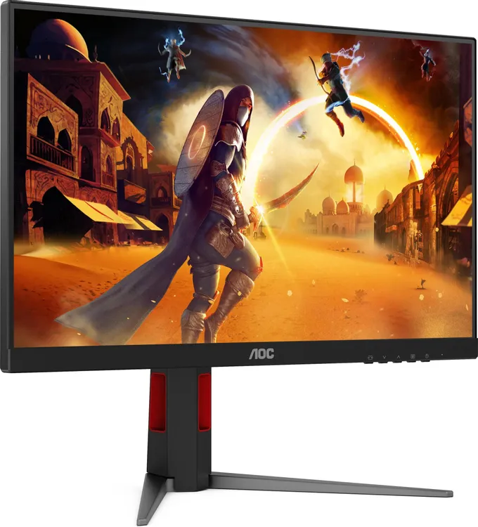 AOC 24G4HA монитор 24 дюйма IPS 200 Гц вид спереди безрамочный дизайн