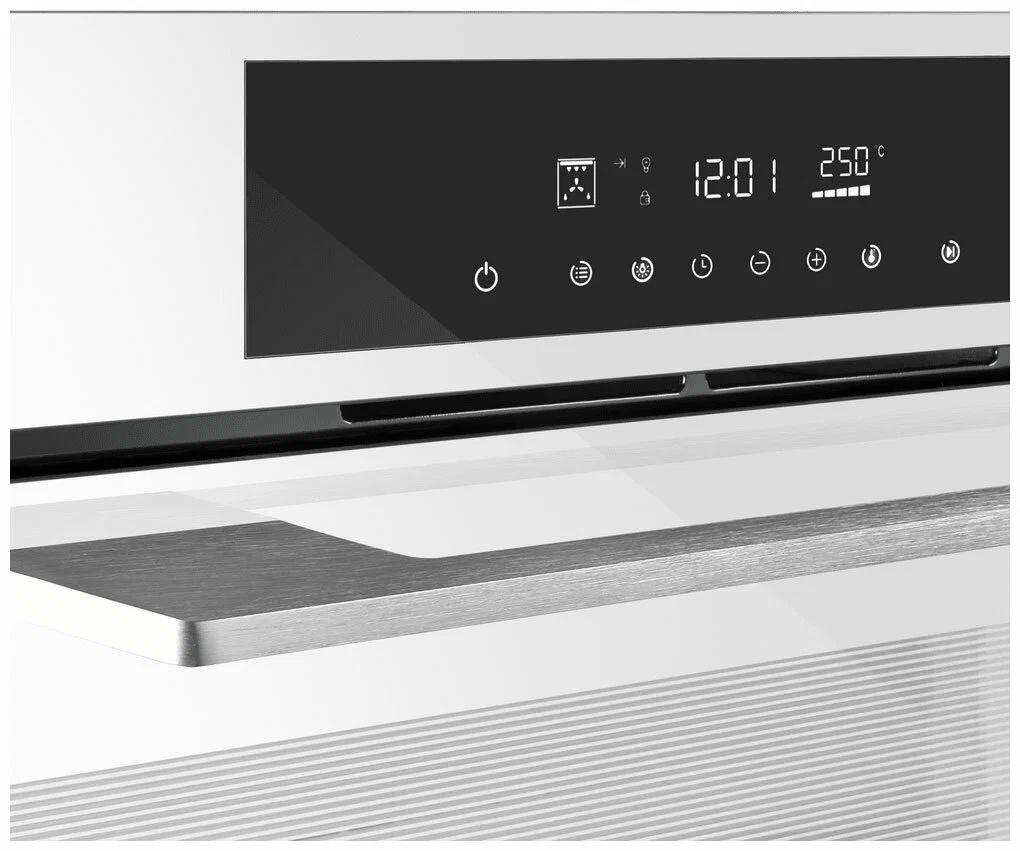 Maunfeld AEOD60103W белый встраиваемый духовой шкаф сенсорная панель дисплей 250°C
