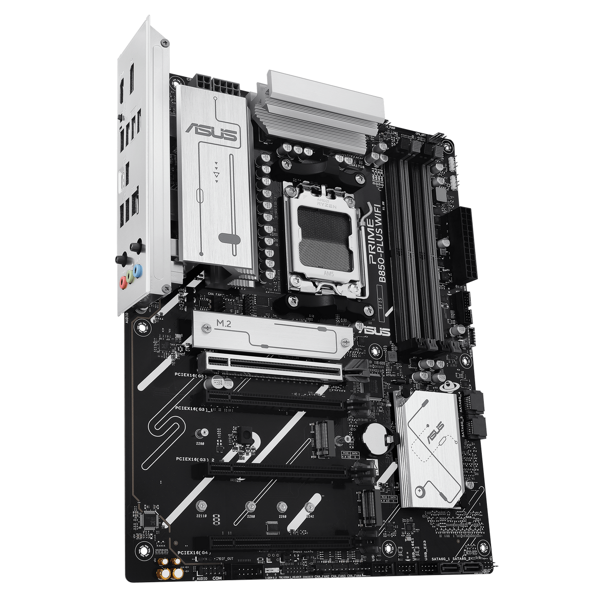 ASUS Prime B850-PLUS WiFi задняя панель портов USB HDMI DisplayPort