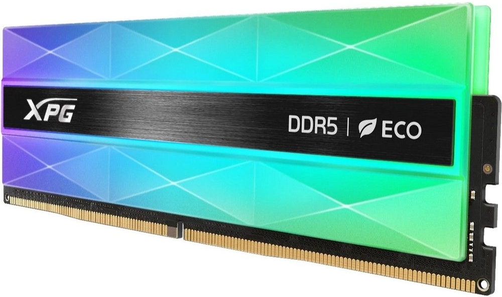 ADATA AX5U6800C3416G-DCLANRSG DDR5 комплект два модуля вид сбоку