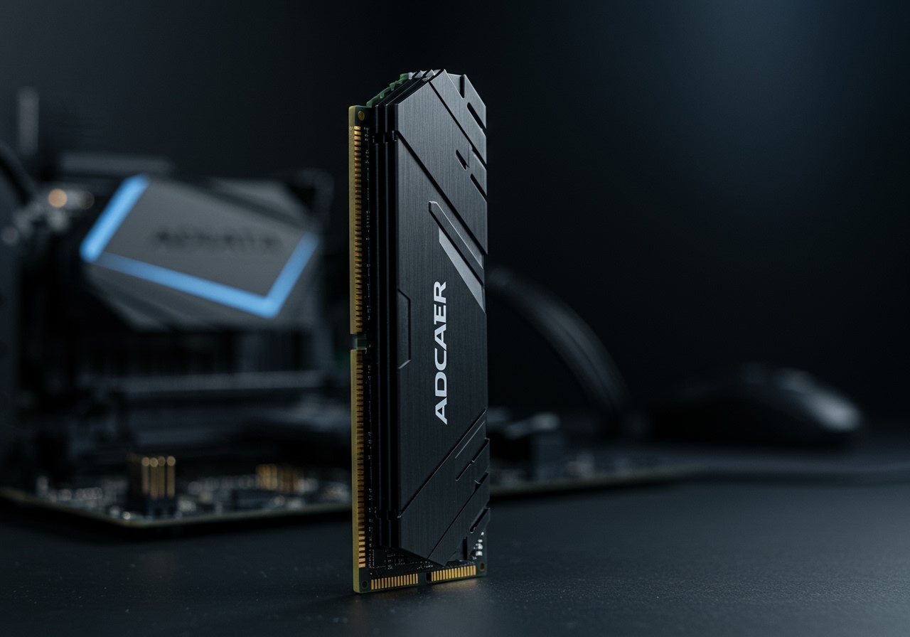 Оперативная память ADATA Lancer AX5U5600C4616G-SLABBK, DDR5 1х 16ГБ 5600 МГц, DIMM, RTL - общий вид