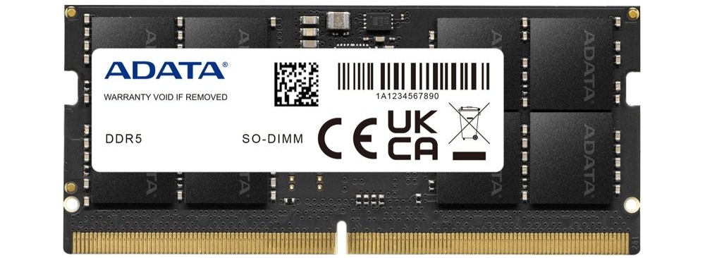 ADATA AD5S480032G-S DDR5 32 ГБ SODIMM — общий вид модуля