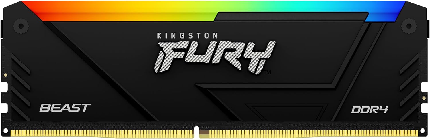 Kingston Fury Beast KF432C16BB2A/32 DDR4 32ГБ 3200МГц модуль с RGB-подсветкой