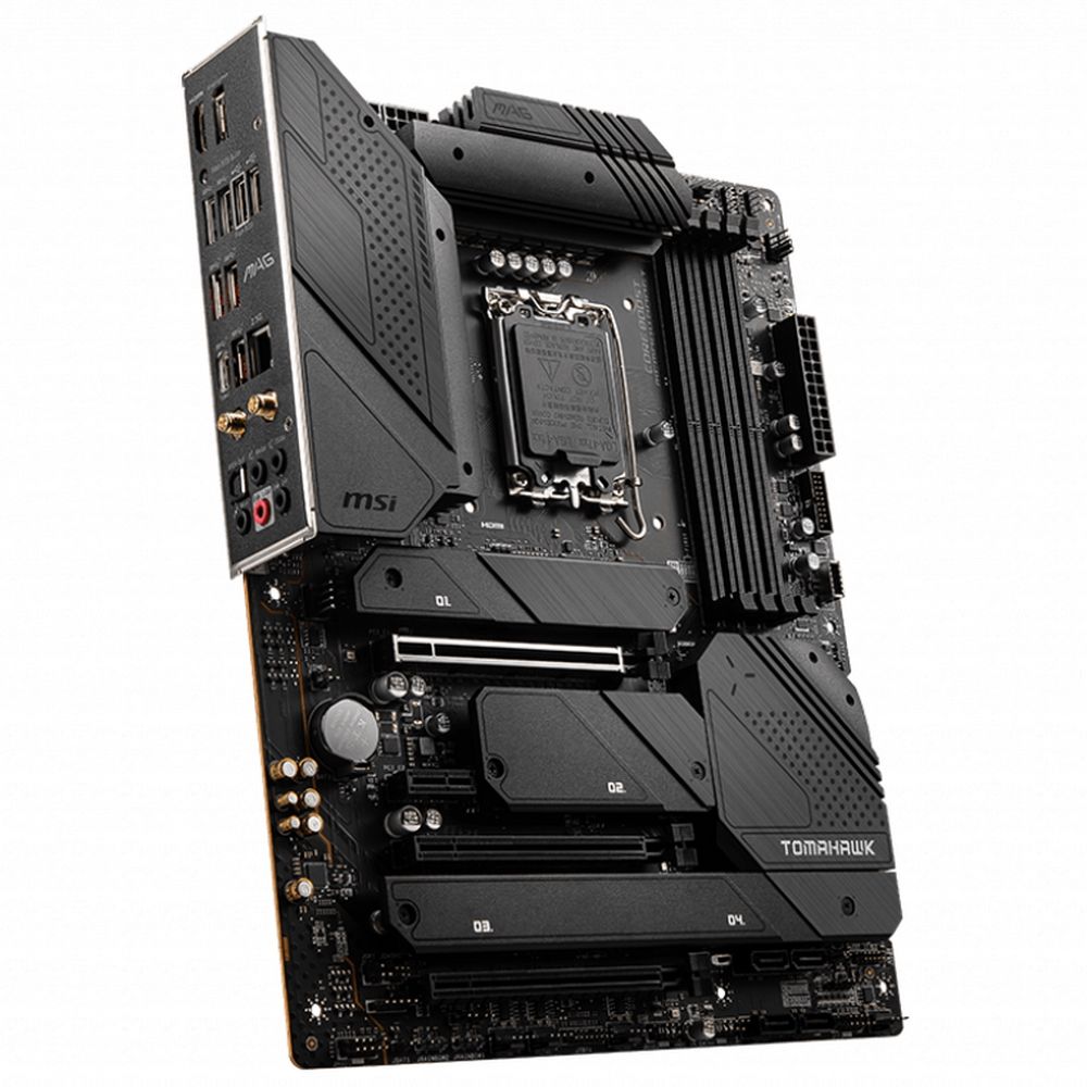 MSI MAG Z690 Tomahawk WiFi разъёмы вентиляторов и ARGB на плате