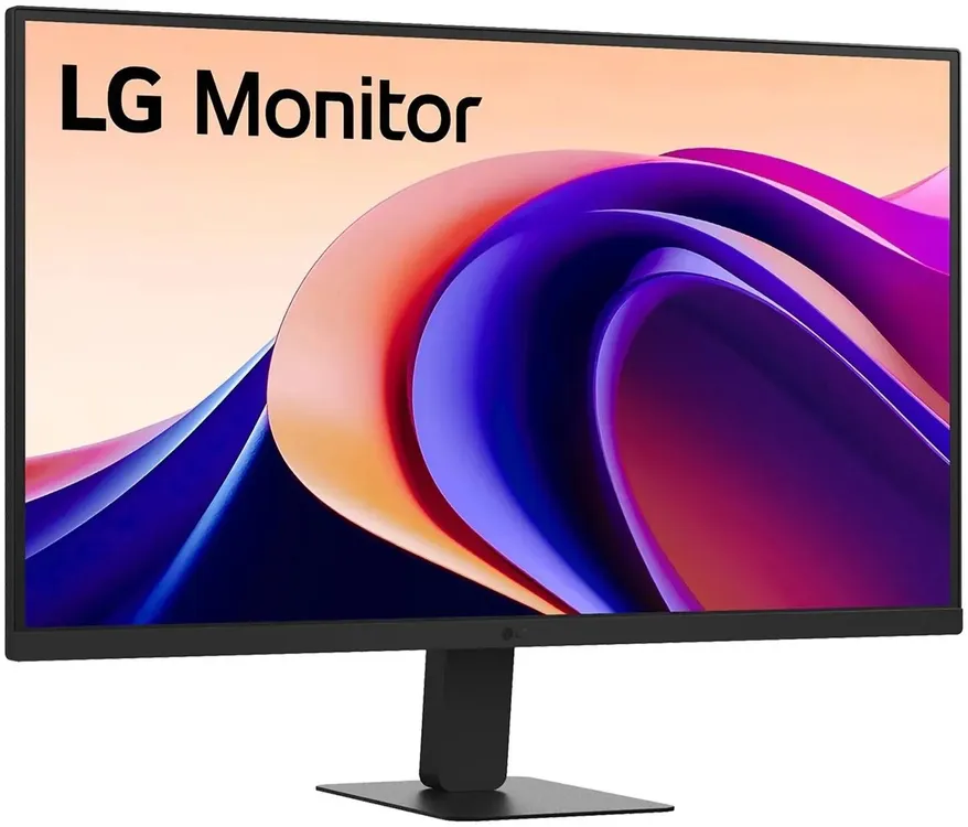 LG 27U631A-B монитор 27 дюймов QHD IPS вид спереди на подставке