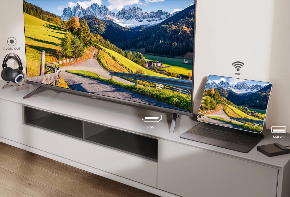 Hisense 40A4S сравнение размеров расположение в интерьере спальни