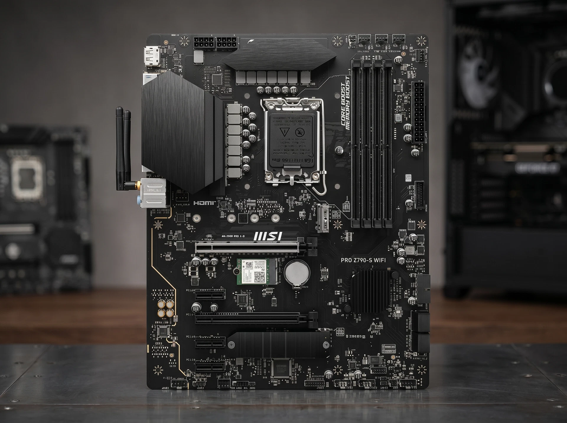 Материнская плата MSI Pro Z790-s Wifi, Socket LGA 1700, Intel Z790, ATX, RTL - фото в интерьере