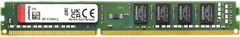 Kingston KVR32N22S8L/8WP DDR4 3200 МГц фронтальный вид маркировка логотип Kingston
