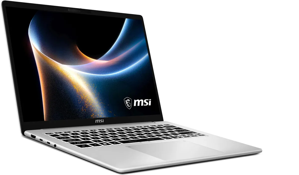 MSI Modern 14S AI+ G3MG-011XRU боковая панель с портами — USB-C, USB-A, RJ-45