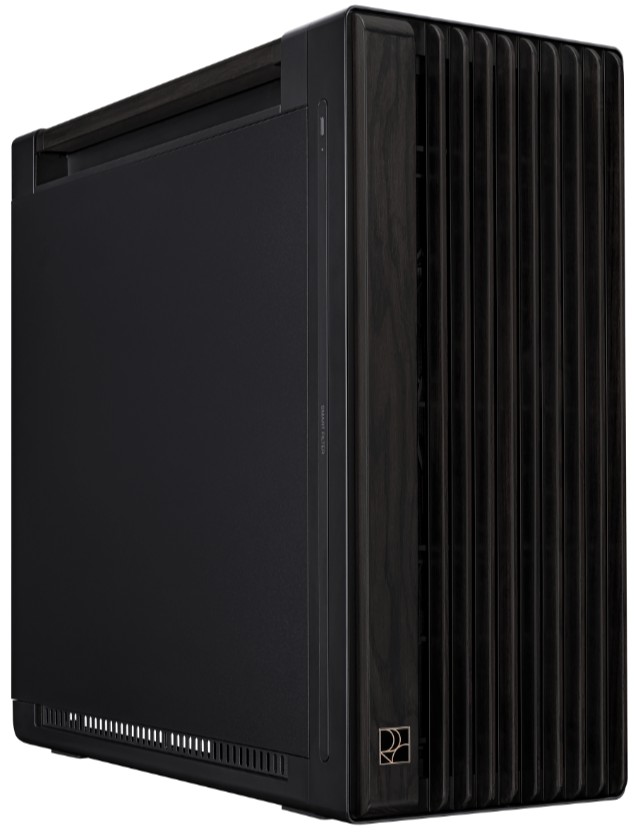 ASUS ProArt PA602 Wood Edition боковой профиль вертикальные рёбра охлаждения