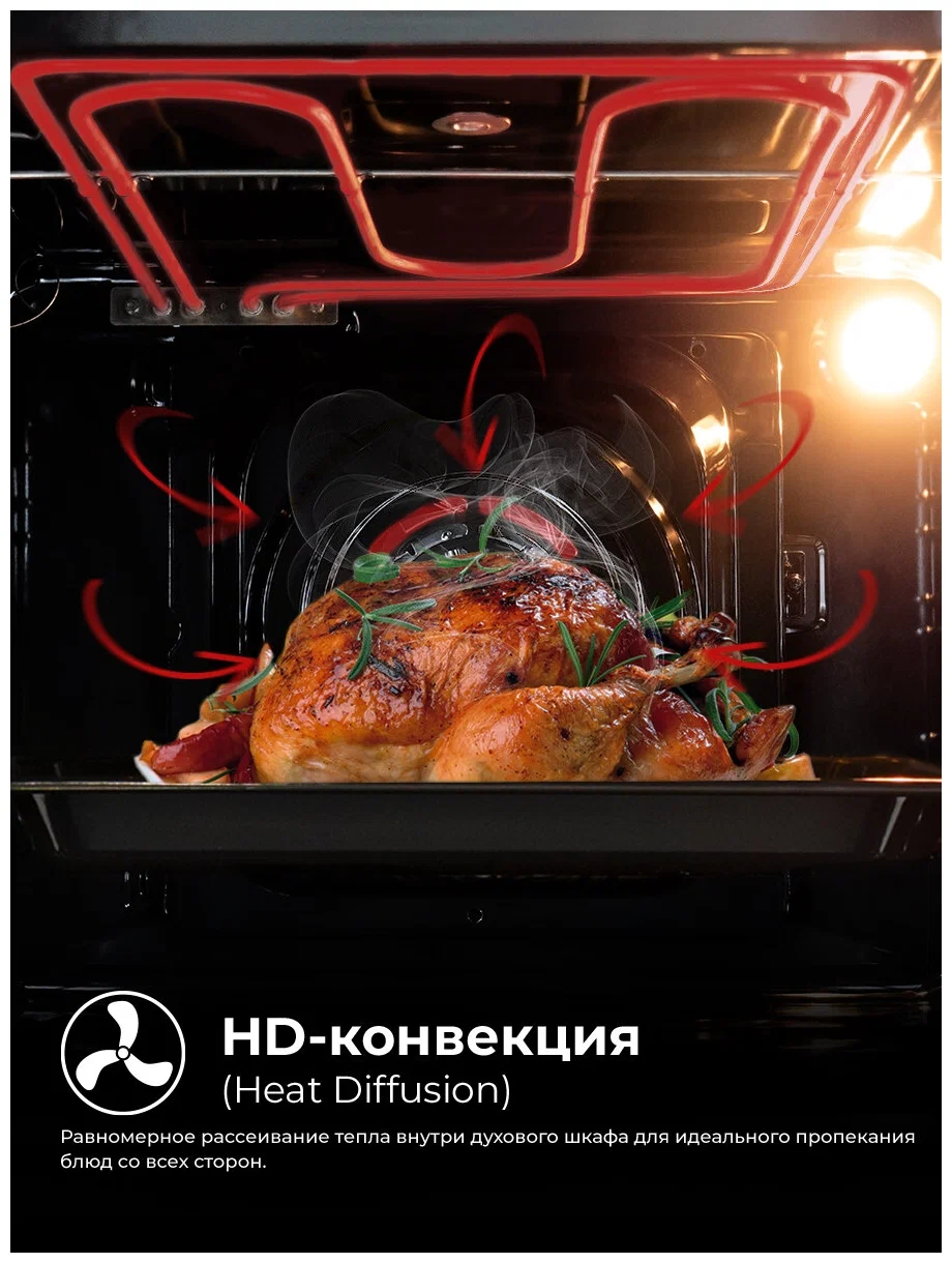 Электрический духовой шкаф LEX EDP 093 BL