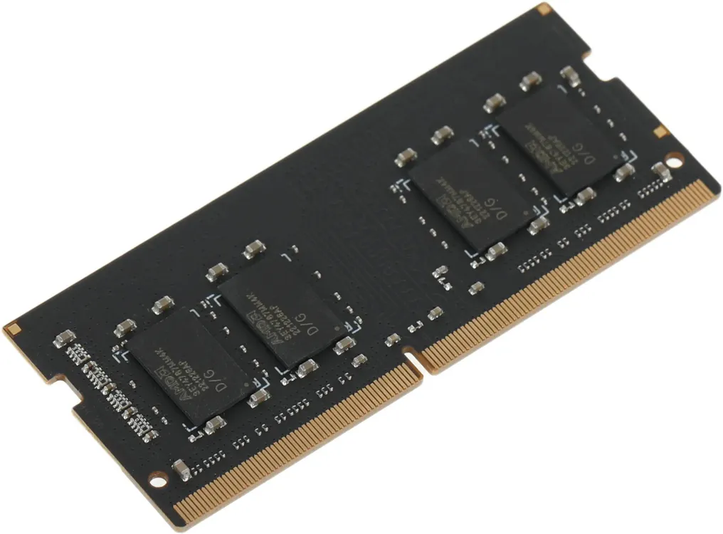 AMD Radeon R7 Performance R748G2606S2S-U модуль SODIMM вид под углом