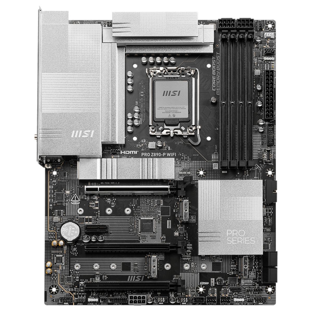 MSI Pro Z890-P WiFi задняя панель USB Thunderbolt 4 HDMI DisplayPort