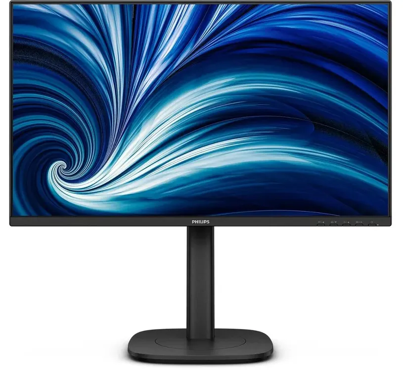 Philips 24B2N3200J монитор вид сбоку подставка задняя панель разъёмы
