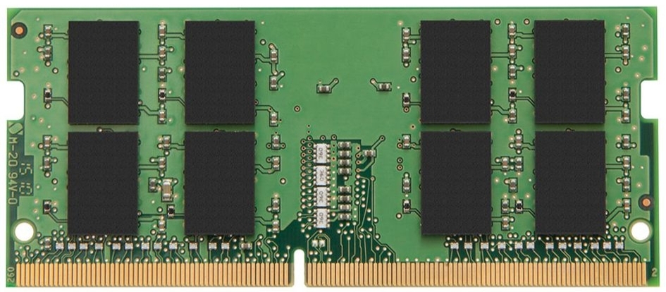 Crucial Basics CT32G4SFD832A DDR4 микросхемы памяти на печатной плате крупный план