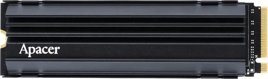Apacer AS2280Q4 M.2 NVMe SSD с алюминиевым радиатором, вид сверху