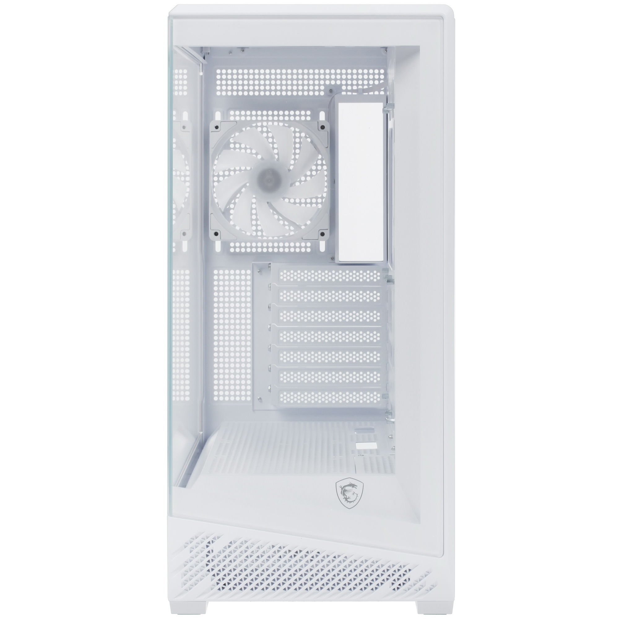 MSI MAG PANO 130R PZ открытая стеклянная дверца передней панели с вентиляционными отверстиями