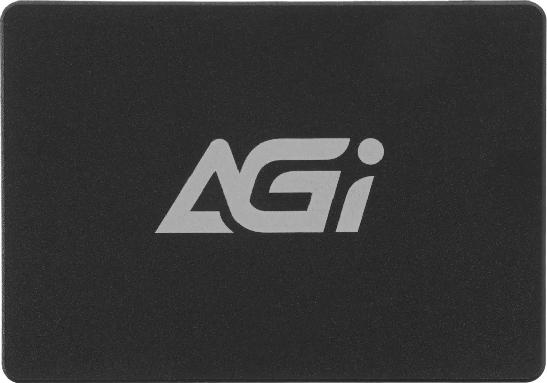 AGI AI238 2 ТБ вид спереди — чёрный корпус с логотипом бренда