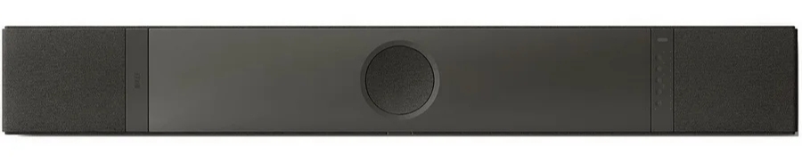 KEF XIO Soundbar Slate Black задняя панель HDMI 2.1 оптический вход разъёмы