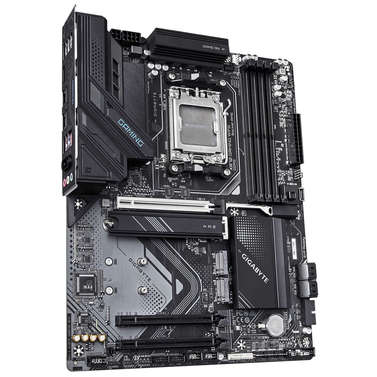 Gigabyte X870 Gaming Wifi6 задняя панель порты USB4 Wi-Fi HDMI
