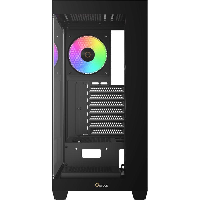 Ocypus Gamma-C72-BKD400XX-GL открытая боковая панель из закалённого стекла внутреннее устройство ARGB-вентилятор