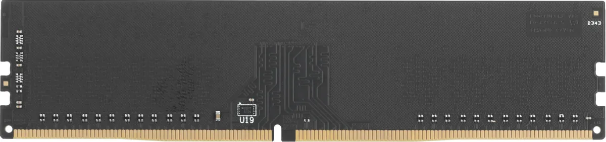 AMD Radeon R7 Performance DDR4 8GB — обратная сторона модуля с микросхемами памяти