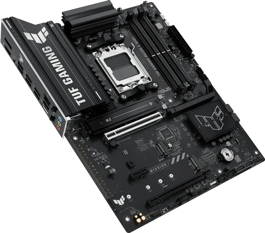ASUS TUF Gaming B650E-E WiFi кнопка BIOS FlashBack на задней панели ATX