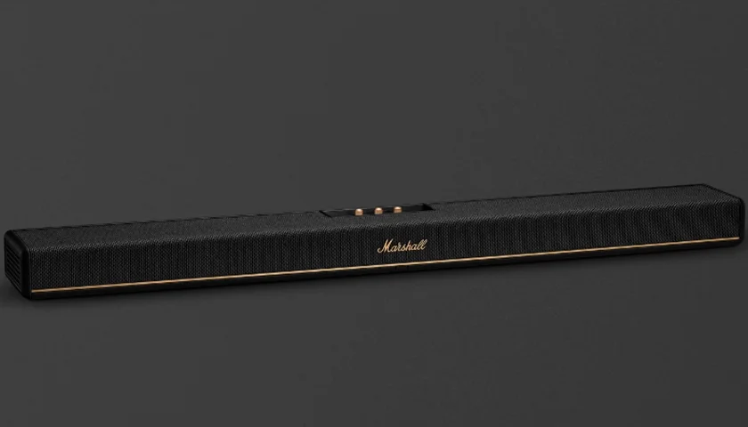 Marshall Heston 120 &mdash; первый саундбар Marshall, вид спереди