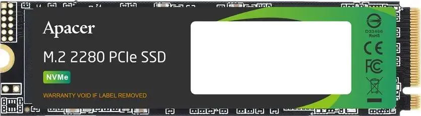 Apacer AS2280P4 2TB M.2 2280 PCIe 3.0 x4 NVMe — внешний вид накопителя