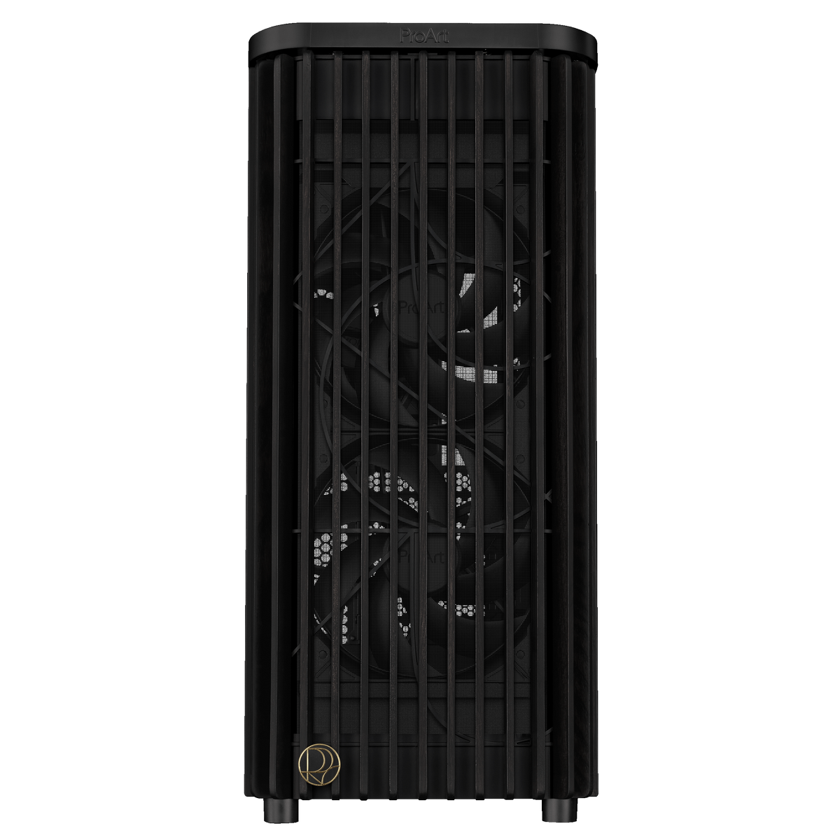 ASUS ProArt PA401 WOOD MESH вид спереди сетчатая панель с деревянными вставками