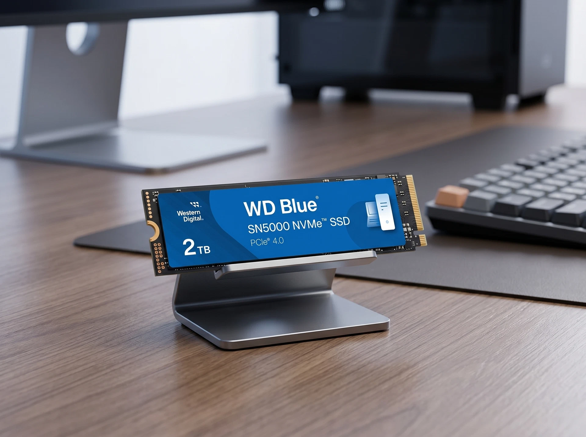 SSD накопитель Western Digital SN5000 2ТБ, M.2 2280, PCIe 4.0 x4, NVMe [WDS200T4B0E] - фото в интерьере
