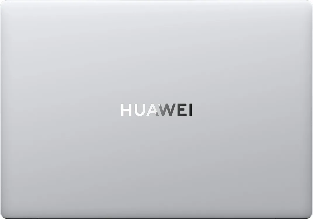 Huawei MateBook D16 53014QKV крышка закрытая — серебристый алюминий, логотип HUAWEI по центру