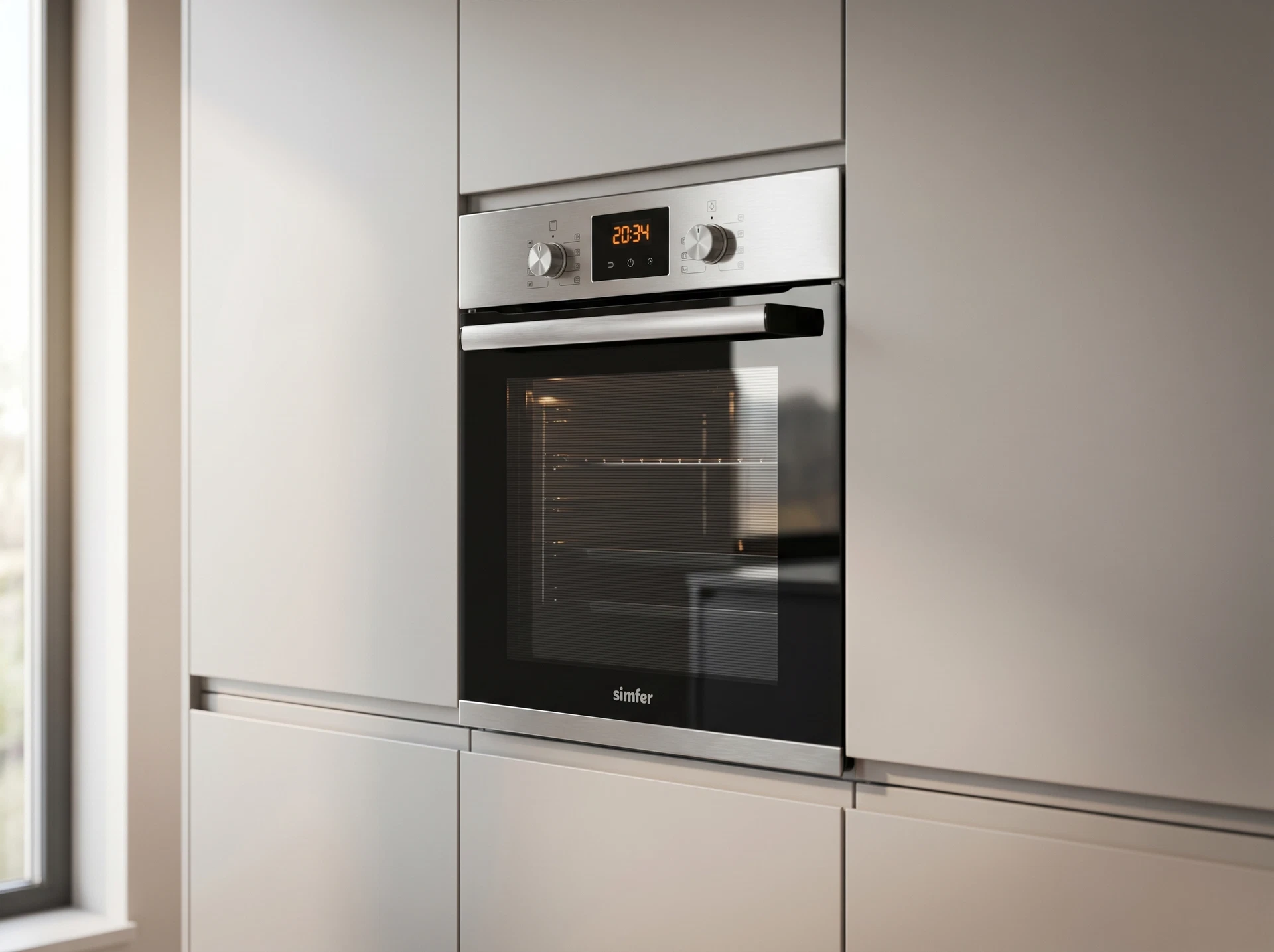 Электрический духовой шкаф Simfer B6EM56024 - фото в интерьере