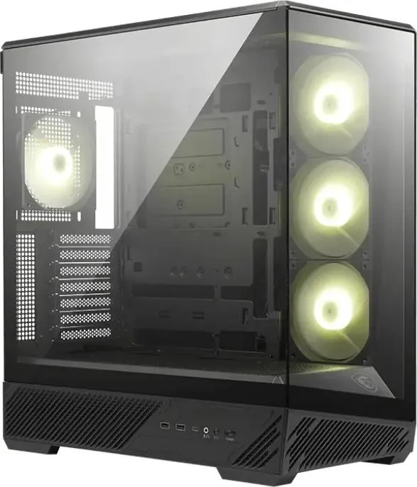 MSI MAG PANO 130R PZ прозрачная боковая панель ARGB вентиляторы внутренние компоненты