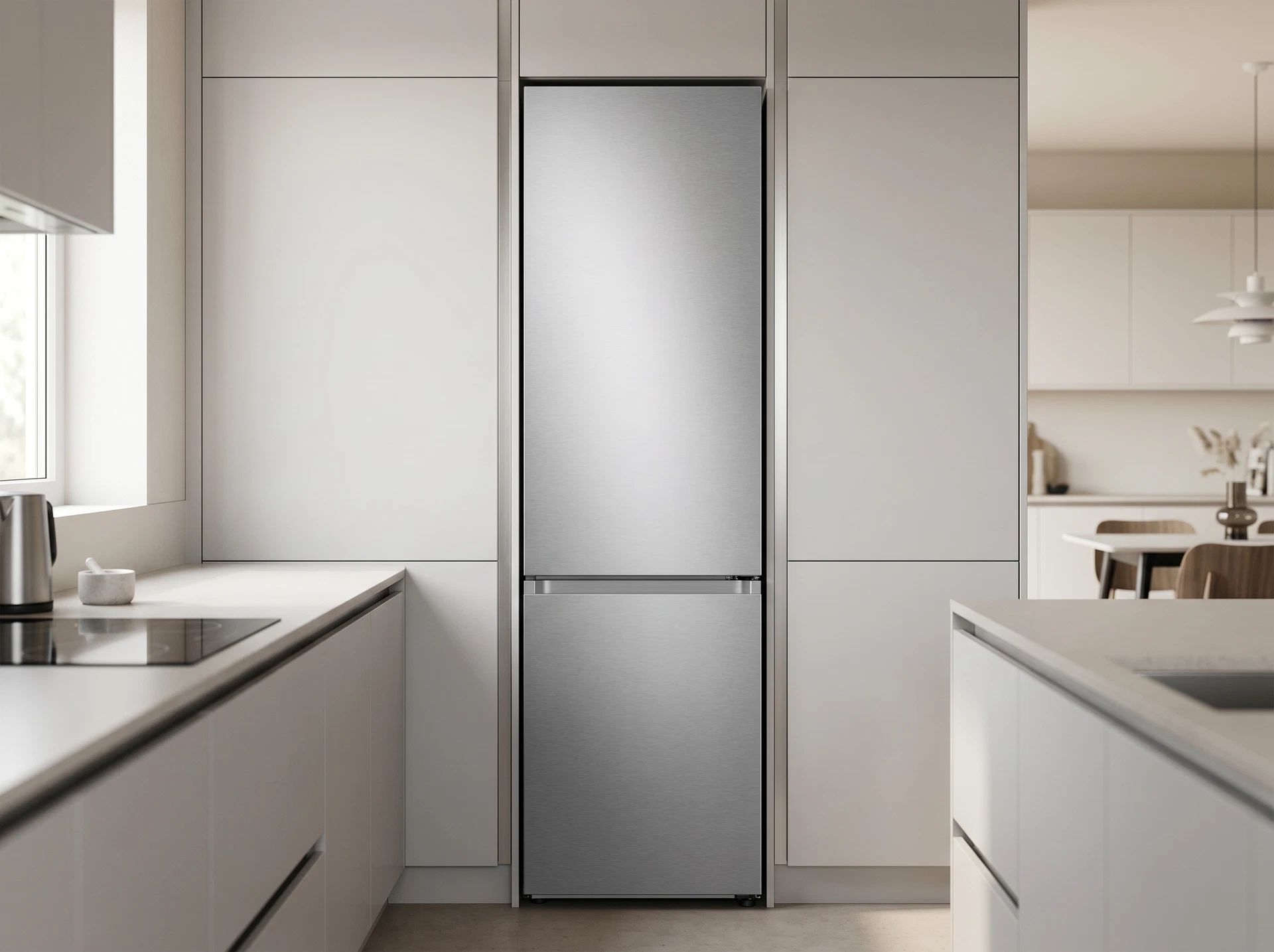 Встраиваемый холодильник Samsung BRB80F26CEF0EO - фото в интерьере