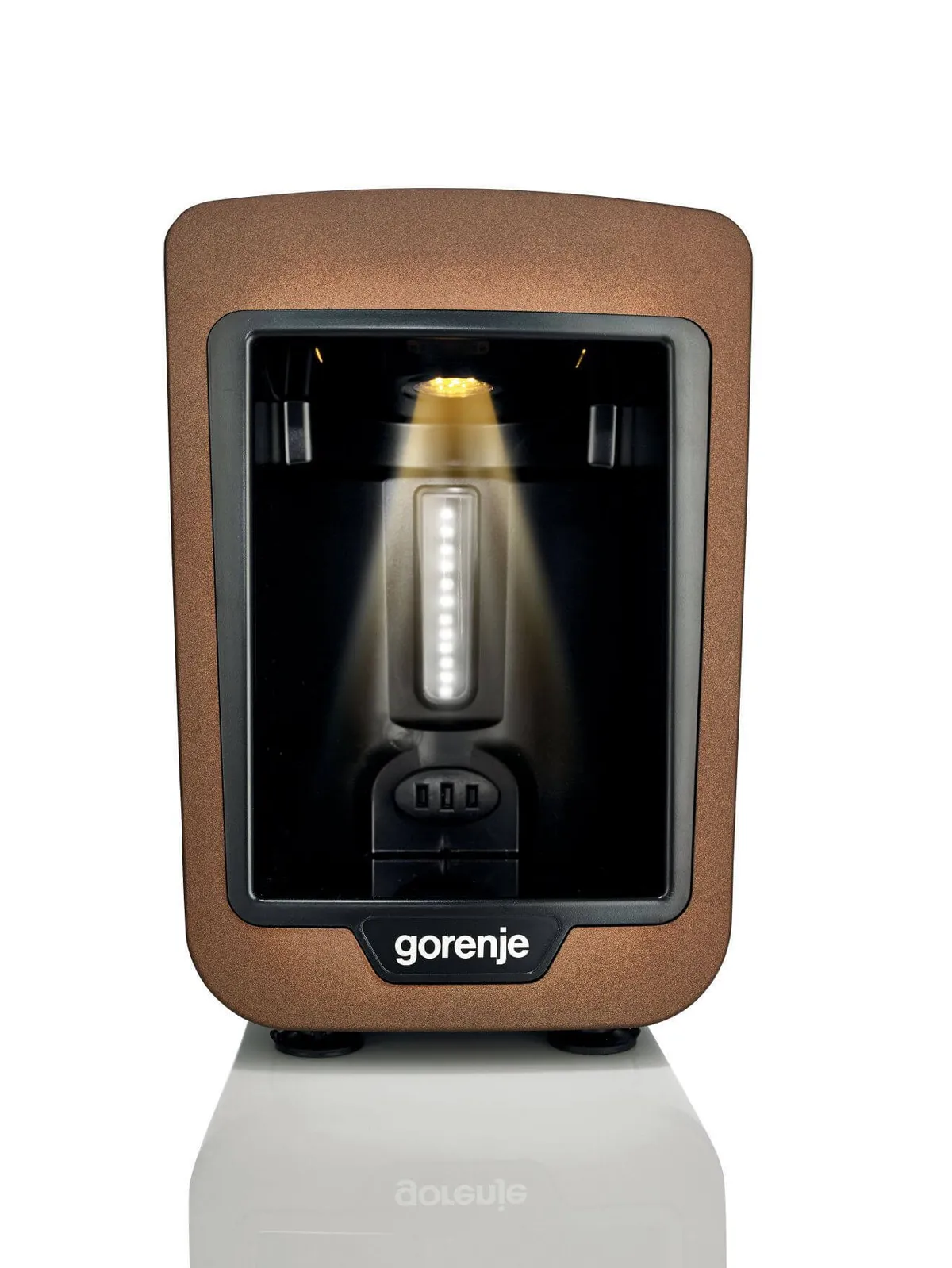 Gorenje ATCM730T фронтальный вид индикатор уровня воды и панель управления
