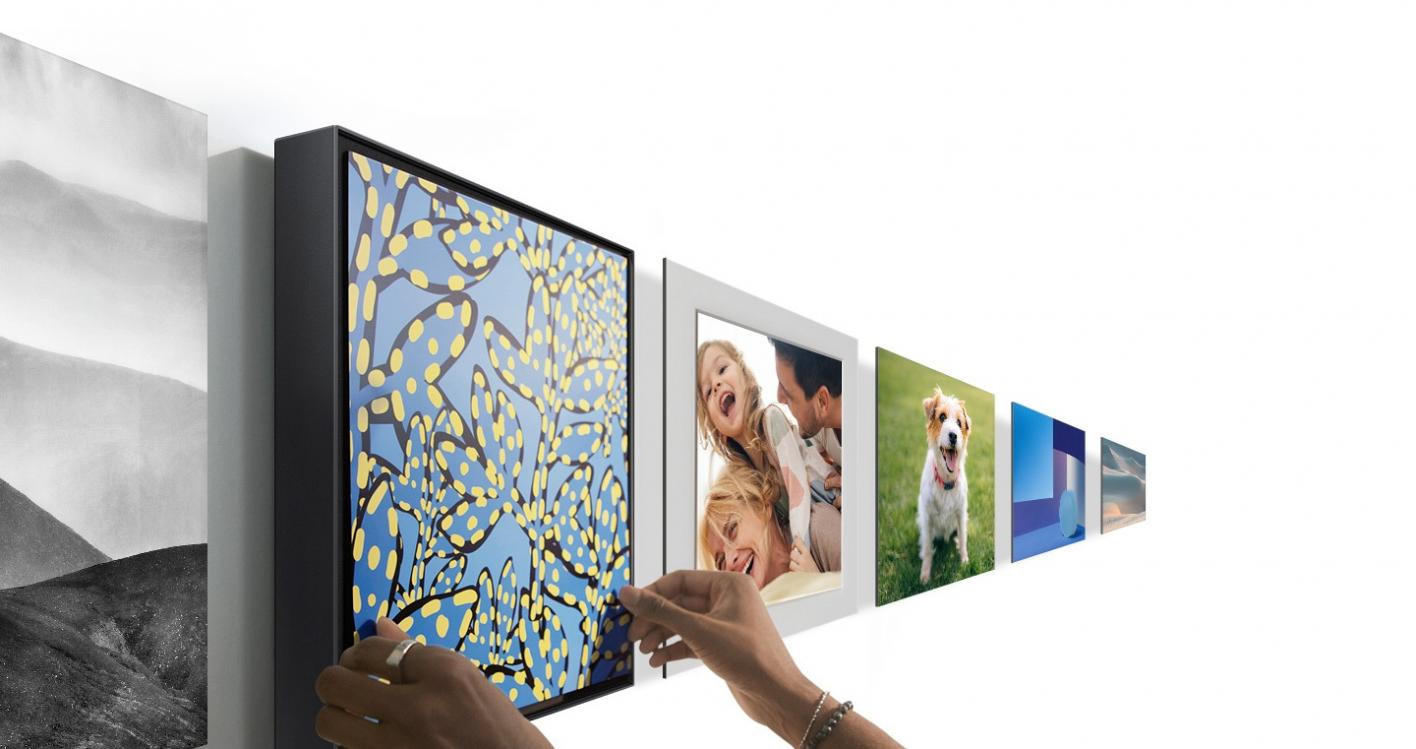Samsung HW-LS60D Music Frame арт-панель собственный дизайн фотография в рамке