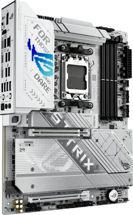 ASUS ROG Strix X870-A Gaming WiFi материнская плата AM5 слоты M.2 и зона VRM