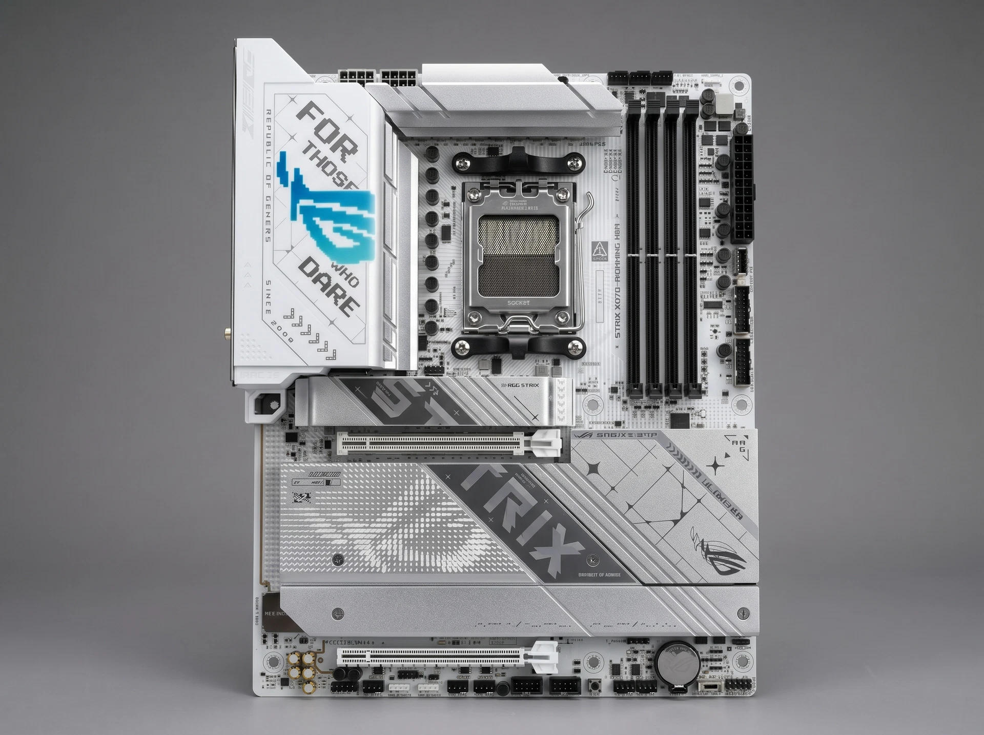 Материнская плата Asus Rog Strix X870-a Gaming Wifi, Socket AM5, AMD X870, ATX, RTL [90MB1IF0-M0EAY0] - фото в интерьере