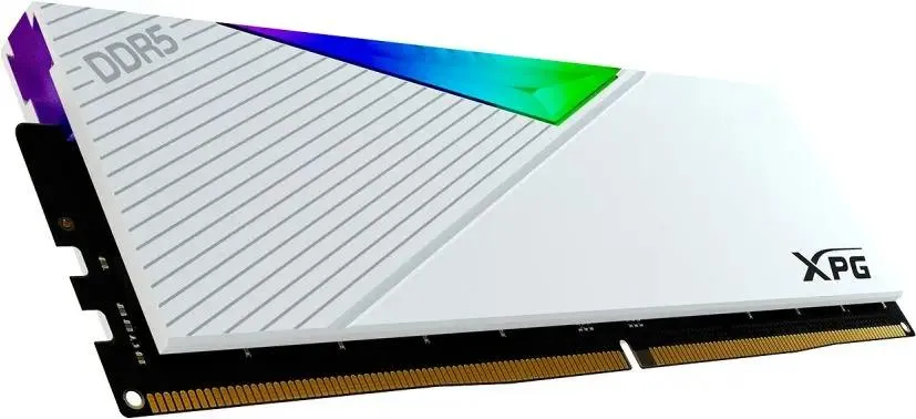 ADATA Lancer AX5U6000C3032G-DCLARWH DDR5 комплект два модуля 32 ГБ вид сбоку