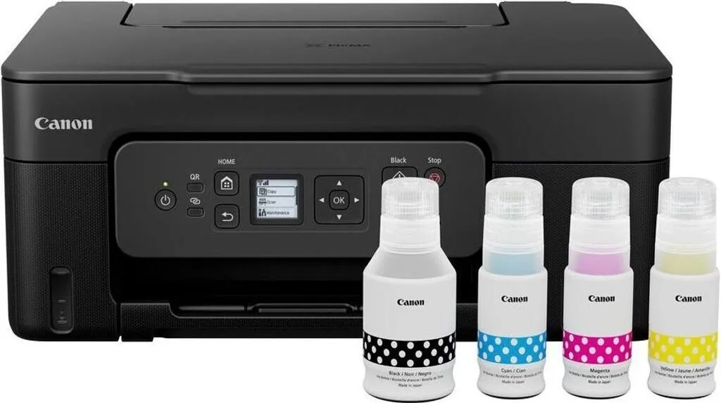 Canon Pixma G3480 цветное МФУ с резервуарами MEGATANK вид спереди