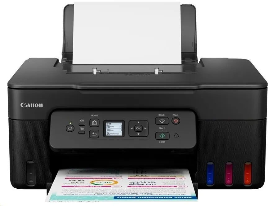 Canon Pixma G3480 система резервуаров MEGATANK заправка чернилами вид крупным планом