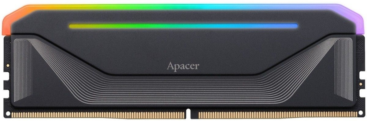 Apacer AH5U64G64C552NBAA-2 один модуль DDR5 32 ГБ RGB-подсветка золотистые контакты