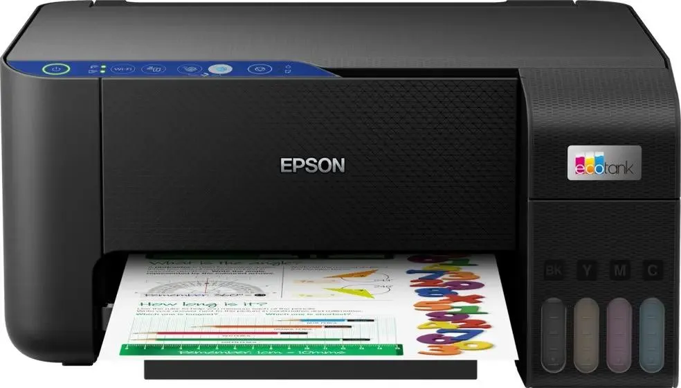 Epson L3252 лоток подачи бумаги и слот вывода готовых отпечатков