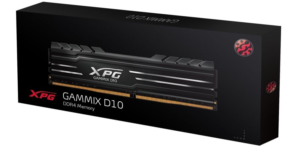 ADATA Gammix AX4U32008G16A-SB10 DDR4 установка в слот материнской платы