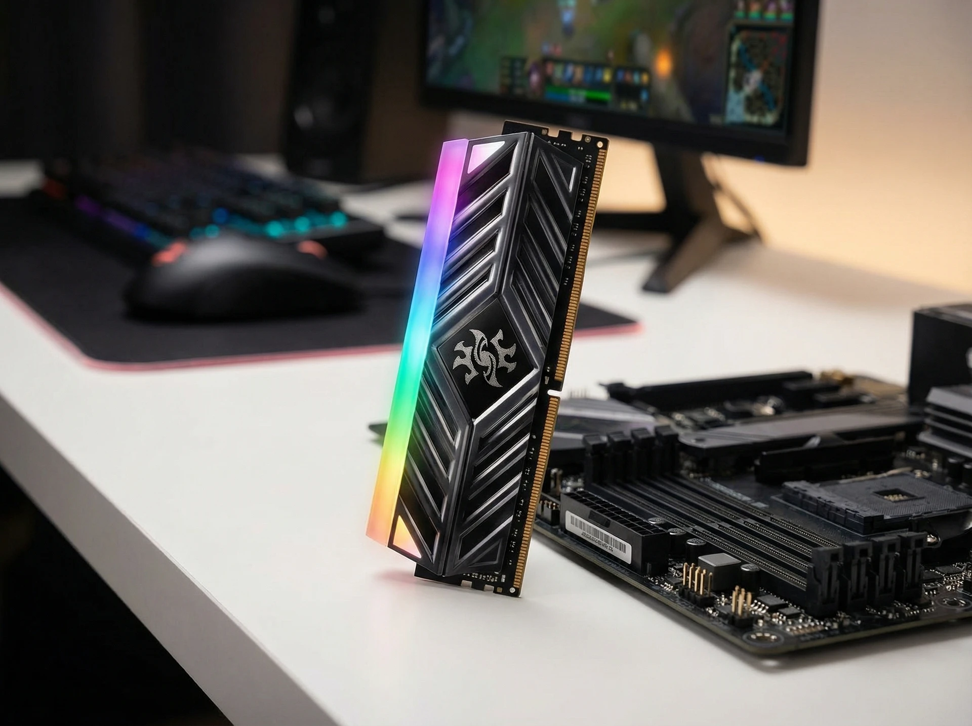 Оперативная память ADATA Spectrix AX4U36008G18I-ST41, DDR4 1х 8ГБ 3600 МГц, DIMM, RTL - фото в интерьере