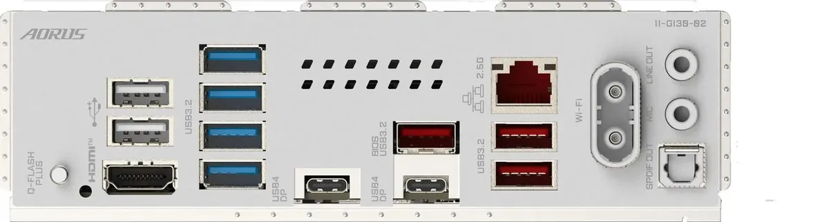 Gigabyte X870E Aorus Pro Ice разъёмы ARGB RGB подсветка и вентиляторы на плате