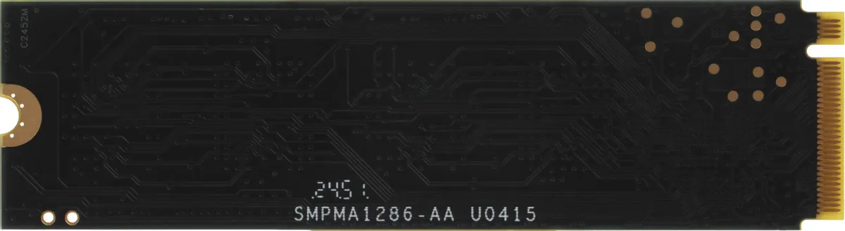 AMD Radeon R3 512 ГБ M.2 NVMe PCIe 3.0 — боковой вид, толщина 3 мм