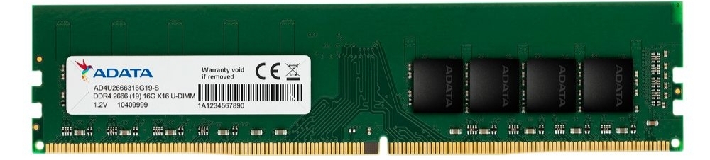 ADATA Premier AD4U26668G19-SGN DDR4 8ГБ 2666МГц модуль DIMM вид спереди
