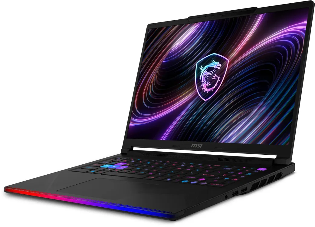 MSI Raider 16 Max HX B2WI-030RU профиль корпуса вентиляционные отверстия RGB-акцент толщина 28.85 мм